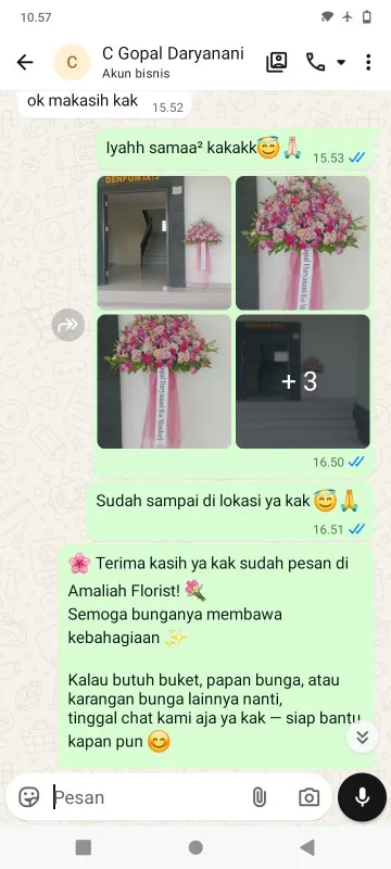 Pengiriman Karangan Bunga Ballroom Wedding Jakarta Utara