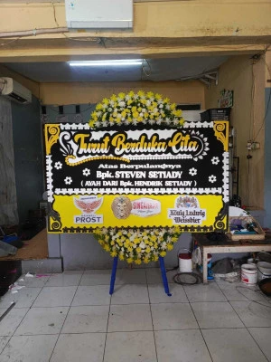 Papan Bunga di Ballroom Wedding Jakarta Utara