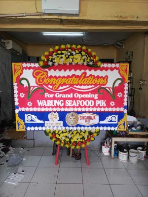 Papan Bunga di Ballroom Wedding Jakarta Utara